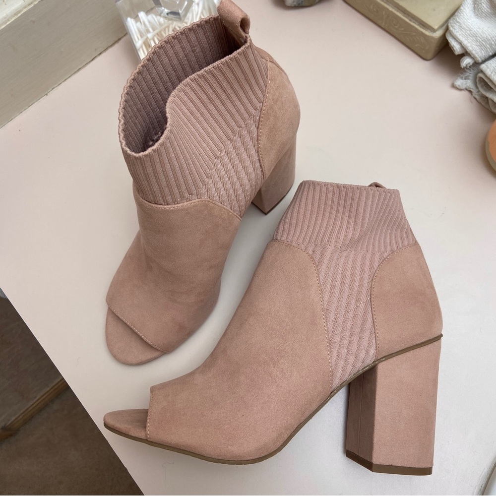 Nordstrom BP Pink Sock Boot